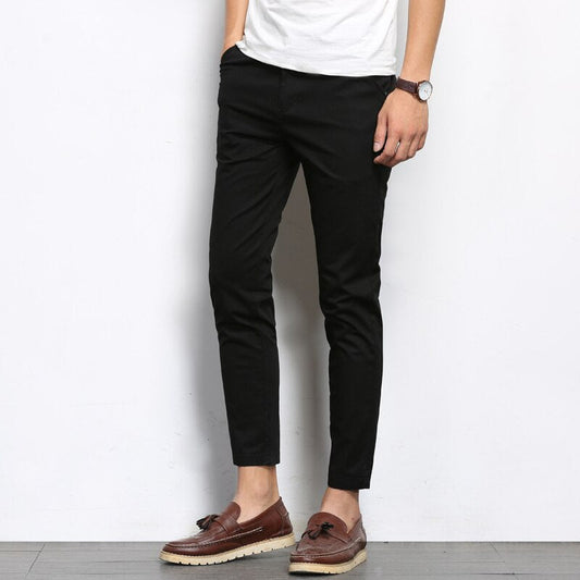 Slim-Fit-Broek Heren – Stijlvolle Slim-Fit Chino van Katoen voor Casual en Formeel Gebruik