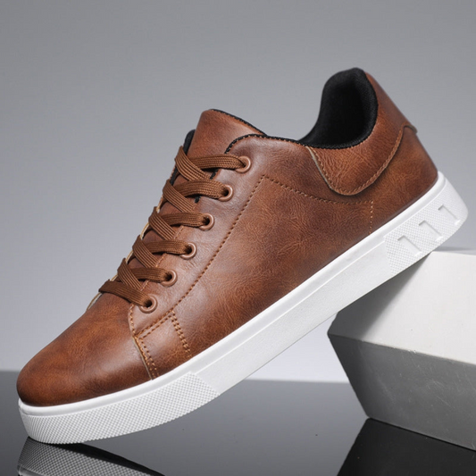 Sneakers voor mannen – Elegante leren sneakers met comfortabele pasvorm en stijl