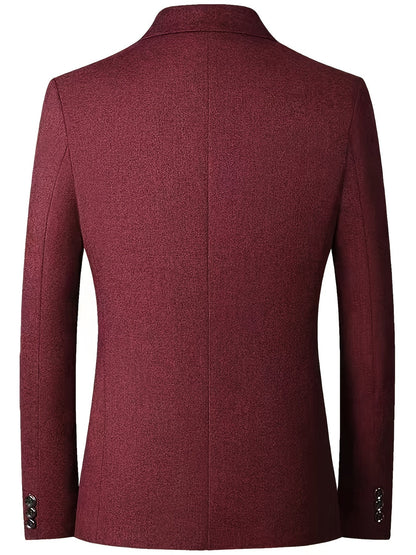 Heren Blazer Semi-Formeel – Stijlvolle Jas voor Feestelijke Gelegenheden