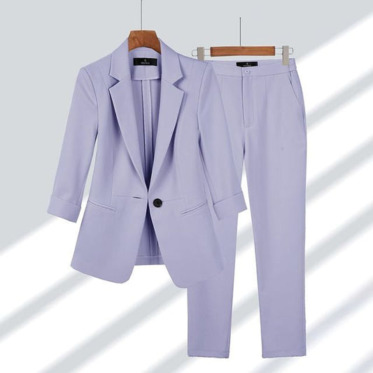 Dames blazer en broek – Elegante set voor zakelijke en casual gelegenheden