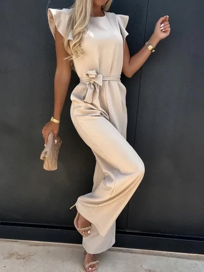 Jumpsuit Dames – Elegante jumpsuit met ceintuur voor feest en casual stijl