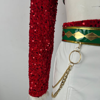 Kerst Pop Idol Kostuum Feestjurk Outfit