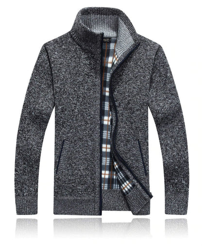 Heren cardigan met rits – Comfortabele en stijlvolle trui voor casual en sportief gebruik