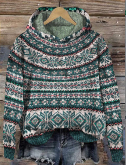 Cardigan dames – Gedrukte cardigan van zachte stof met lange mouwen en trendy design