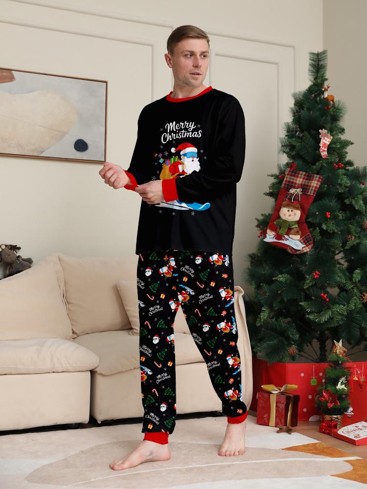 Familie Kerst Pyjama's Unisex Slaapoutfits Kinderen Volwassenen