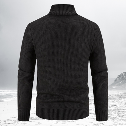 Gevoerde Heren Zip-Up Jas – Warme en stijlvolle jas voor heren met rits
