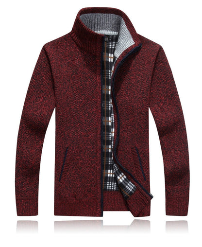 Heren cardigan met rits – Comfortabele en stijlvolle trui voor casual en sportief gebruik