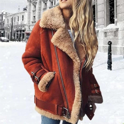 Winterjas dames – Warme winterjas met zijzakken en stijlvolle snit