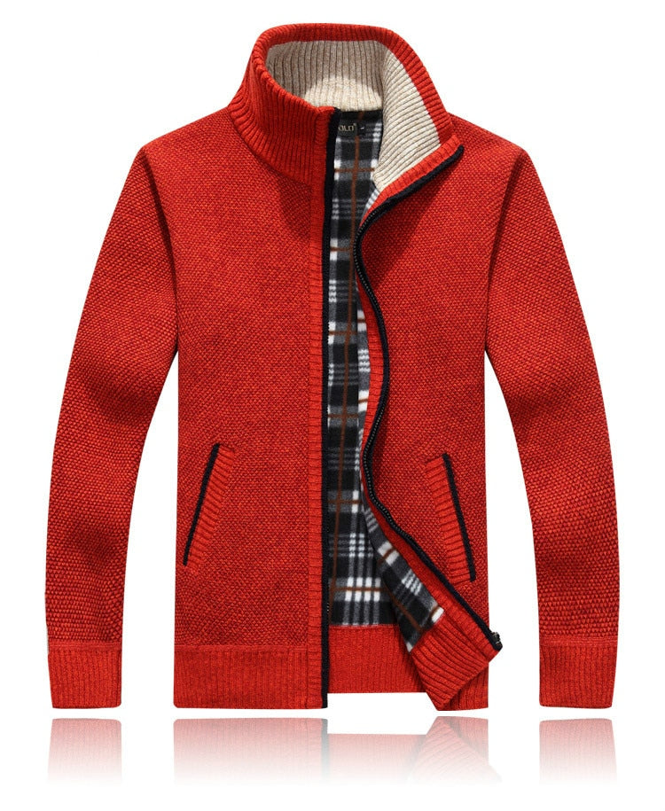Heren cardigan met rits – Comfortabele en stijlvolle trui voor casual en sportief gebruik