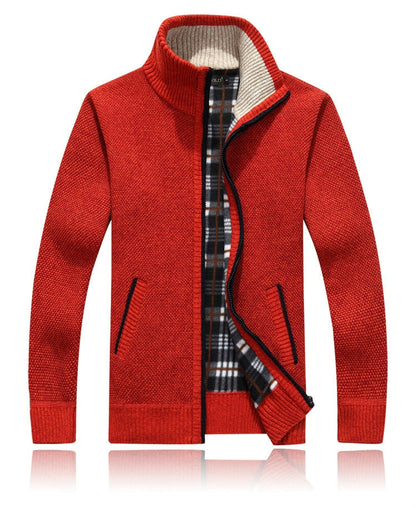 Heren cardigan met rits – Comfortabele en stijlvolle trui voor casual en sportief gebruik