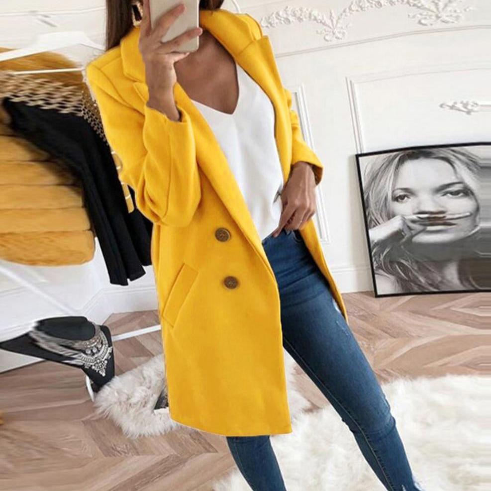 Lange jas dames – Elegante trenchcoat met ceintuur voor herfst en winter