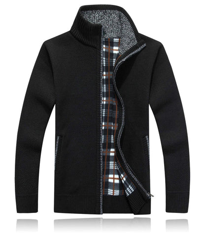 Heren cardigan met rits – Comfortabele en stijlvolle trui voor casual en sportief gebruik