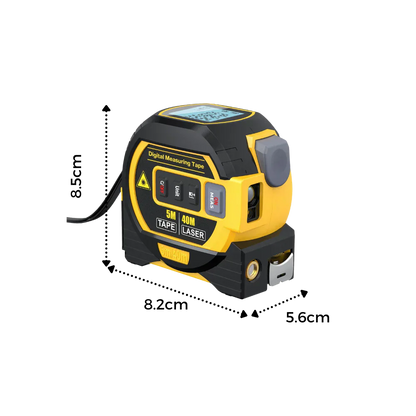 3-in-1 Laser Rolmeter Volume Meetgereedschap 40M