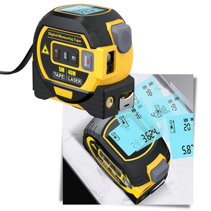 3-in-1 Laser Rolmeter Volume Meetgereedschap 40M