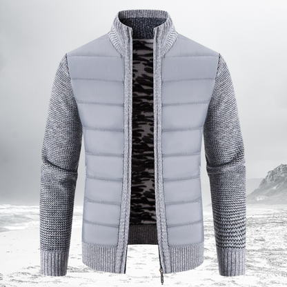 Gevoerde Heren Zip-Up Jas – Warme en stijlvolle jas voor heren met rits