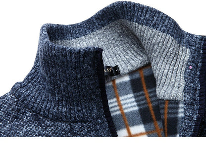 Heren cardigan met rits – Comfortabele en stijlvolle trui voor casual en sportief gebruik