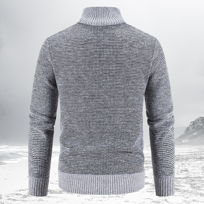 Gevoerde Heren Zip-Up Jas – Warme en stijlvolle jas voor heren met rits