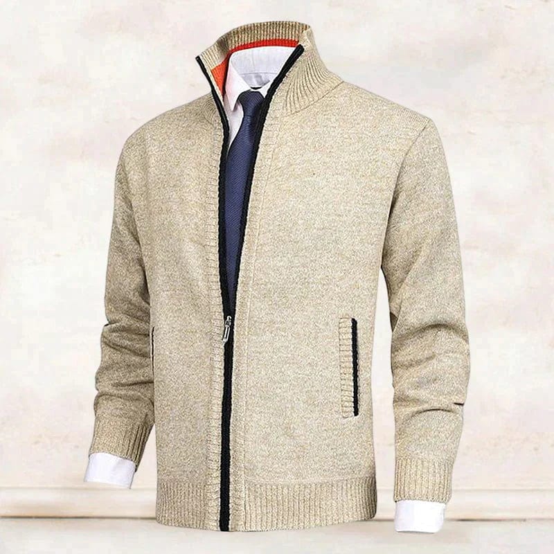 Herenjacke Stijlvol – Luxe Herenjas van Katoen met Slim Fit Design