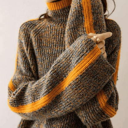 Trui Dames Gebreid met Col – Comfortabele en Stijlvolle Trui voor Herfst