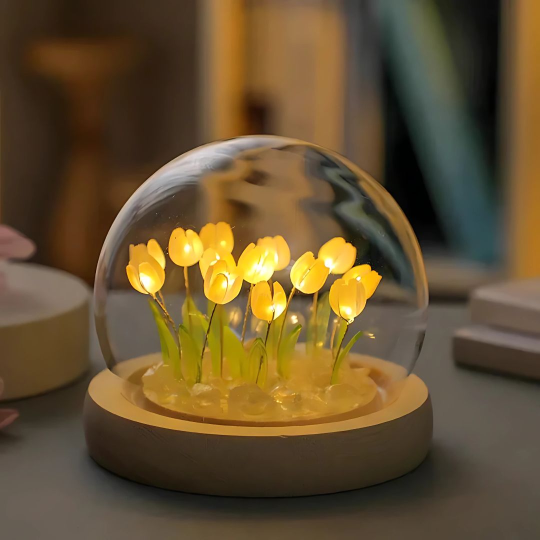 Tulip LED Nachtlamp Dimbaar Tafelmodel