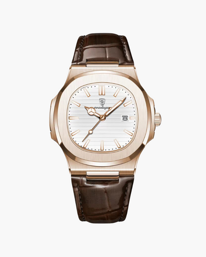 Horloge leren heren – Echte leren horloge met stijlvol design en duurzaamheid