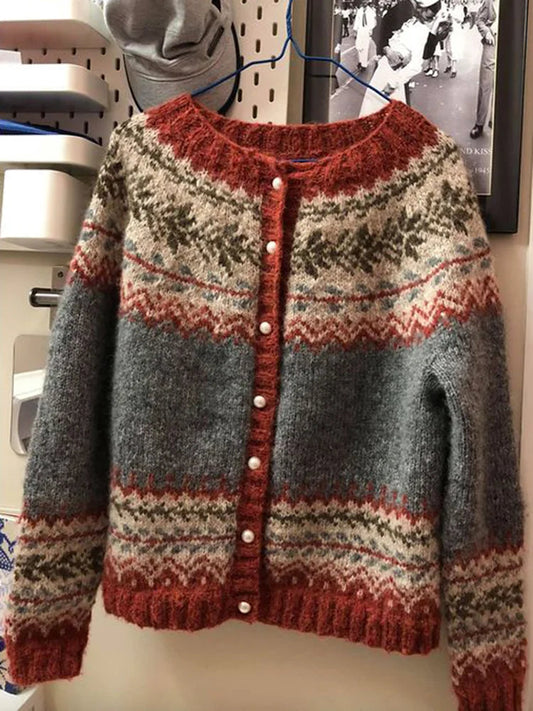 Heren Vintage-Trui – Comfortabele gebreide trui met retro design voor casual stijl