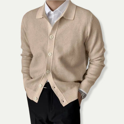 Here’s an SEO-optimized title for the product "Elegante klassieke herenstrikjack":

**Herenstrikjack – Elegante klassieke strikjas voor mannen in hoogwaardige stof**

This title includes the primary keyword "Herenstrikjack" and incorporates secondary keyw