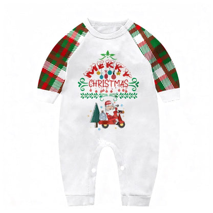 Familie Kerst Pyjama Set met Kerst Print Top en Broek