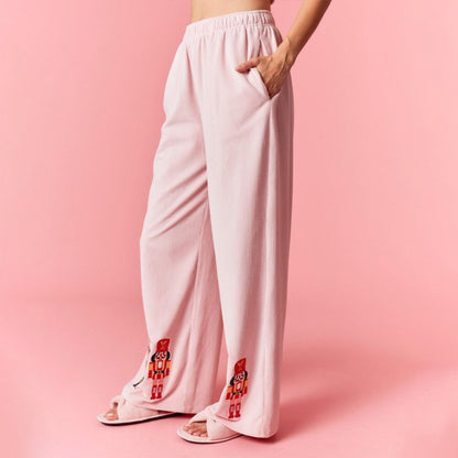 Dames Pyjama Set Pullover en Broek Kerst