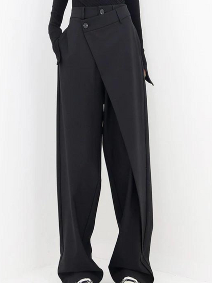 Asymmetrische broek dames – Wijde pijpen, trendy design voor casual en feestelijke gelegenheden