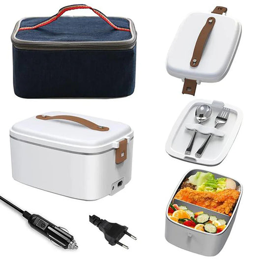 3-in-1 Elektrische Lunchdoos met Warmhoudfunctie