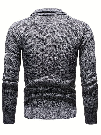 Coltrui heren – Warme gebreide trui met ronde hals en casual stijl