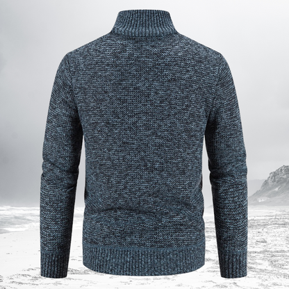 Gevoerde Heren Zip-Up Jas – Warme en stijlvolle jas voor heren met rits