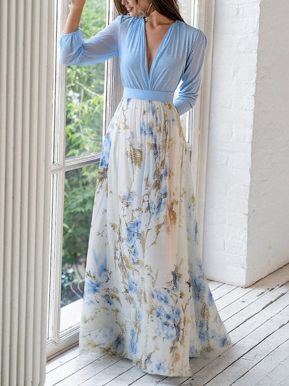 Jurk met bloemenmotieven – Elegante zomerjurk voor dames, luchtig en stijlvol