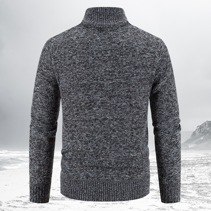 Gevoerde Heren Zip-Up Jas – Warme en stijlvolle jas voor heren met rits