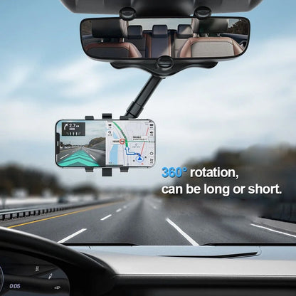 360° Draaibare Auto Spiegel Telefoonhouder