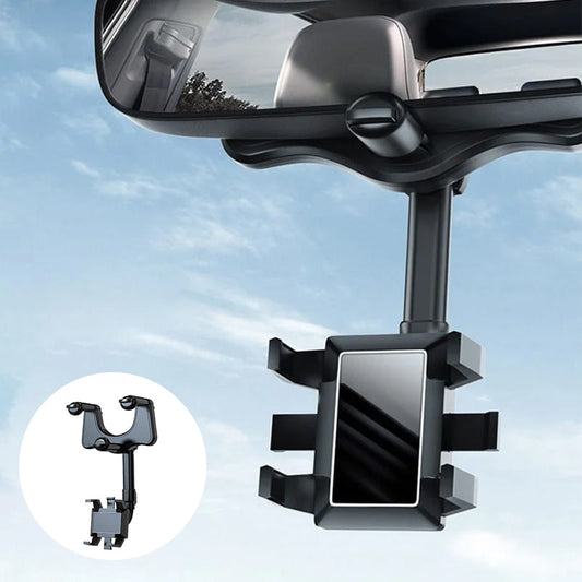 360° Draaibare Auto Spiegel Telefoonhouder