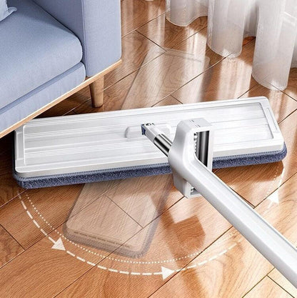 360° draaibare spinmop met microvezelkop voor vloeren en hoeken