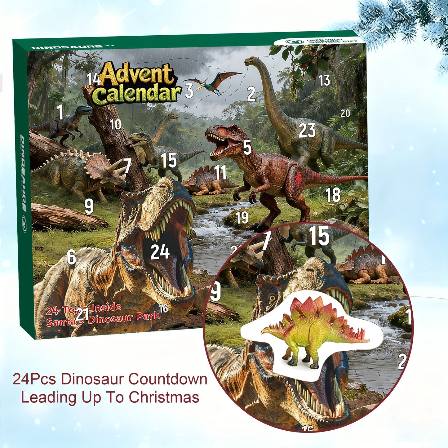 Dino Advent Kalender Figuren 24-Dagen