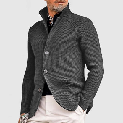 Heren Trui – Comfortabele Strickjacke van Wol voor Casual en Formeel