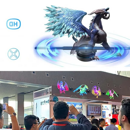 3D Hologram LED Projector Ventilator