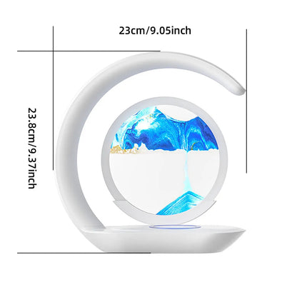 3D Tafellamp met Draadloze Oplader