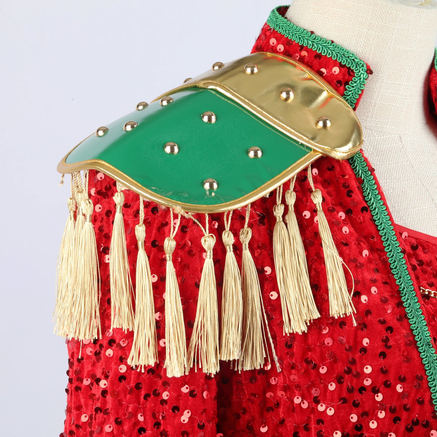 Pailletten Kostuum Crop Top Rok Set