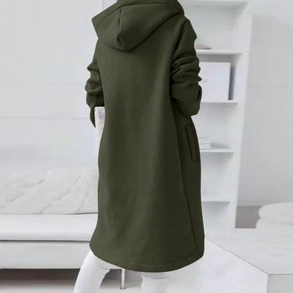 Kapuzenjack voor dames – Comfortabele ritsjack met trendy design en zachte stof