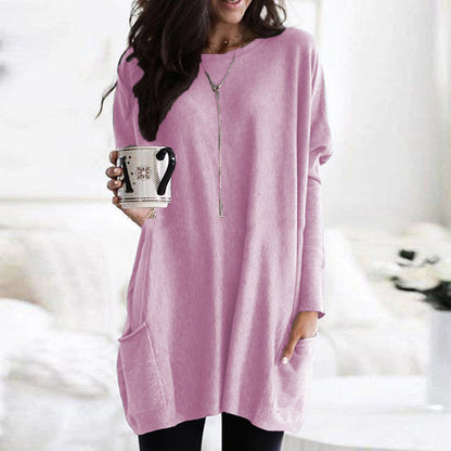 Pullover dames – Comfortabele trui met zakken en trendy ontwerp