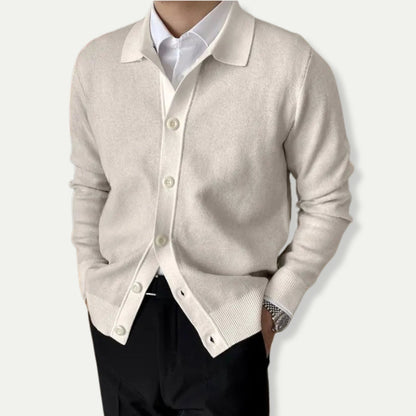 Here’s an SEO-optimized title for the product "Elegante klassieke herenstrikjack":

**Herenstrikjack – Elegante klassieke strikjas voor mannen in hoogwaardige stof**

This title includes the primary keyword "Herenstrikjack" and incorporates secondary keyw