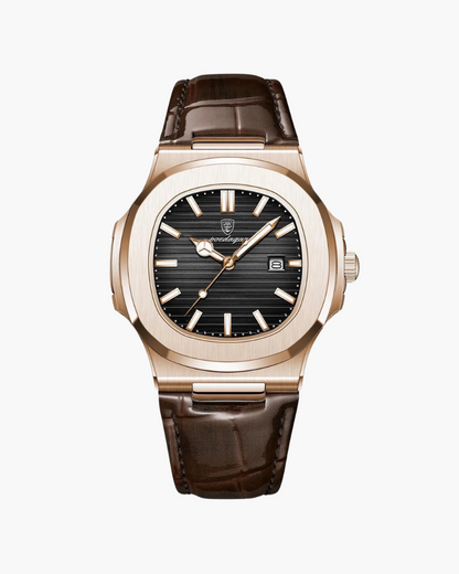 Horloge leren heren – Echte leren horloge met stijlvol design en duurzaamheid