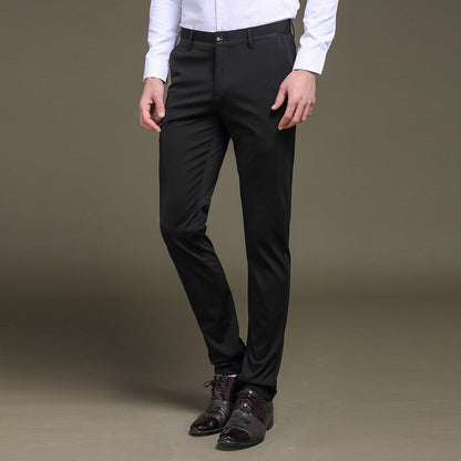 Elastische Pakbroek Heren – Hoge Taille, Comfortabele en Stijlvolle Broek voor Casual en Formele Gelegenheden