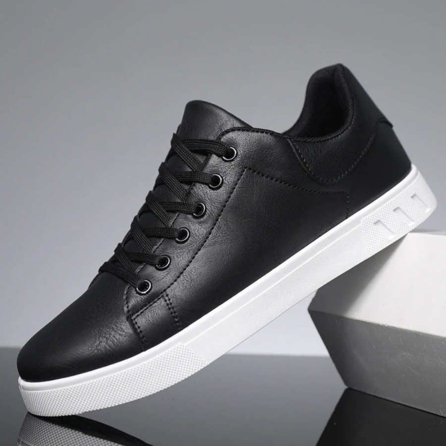 Sneakers voor mannen – Elegante leren sneakers met comfortabele pasvorm en stijl
