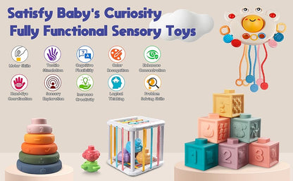 Montessori Sensorisch Speelgoed Set voor Baby's